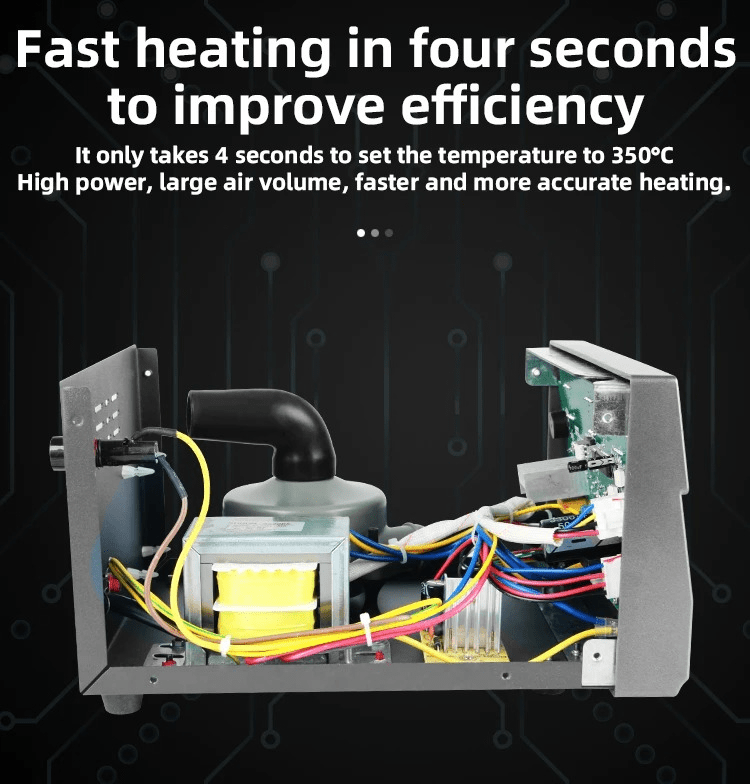 SUGON 8620DX PRO Hot Air Rework Station 1300W - Image 12