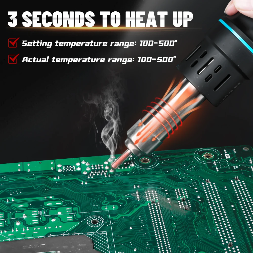 SUGON 8620DX PRO Hot Air Rework Station 1300W 5