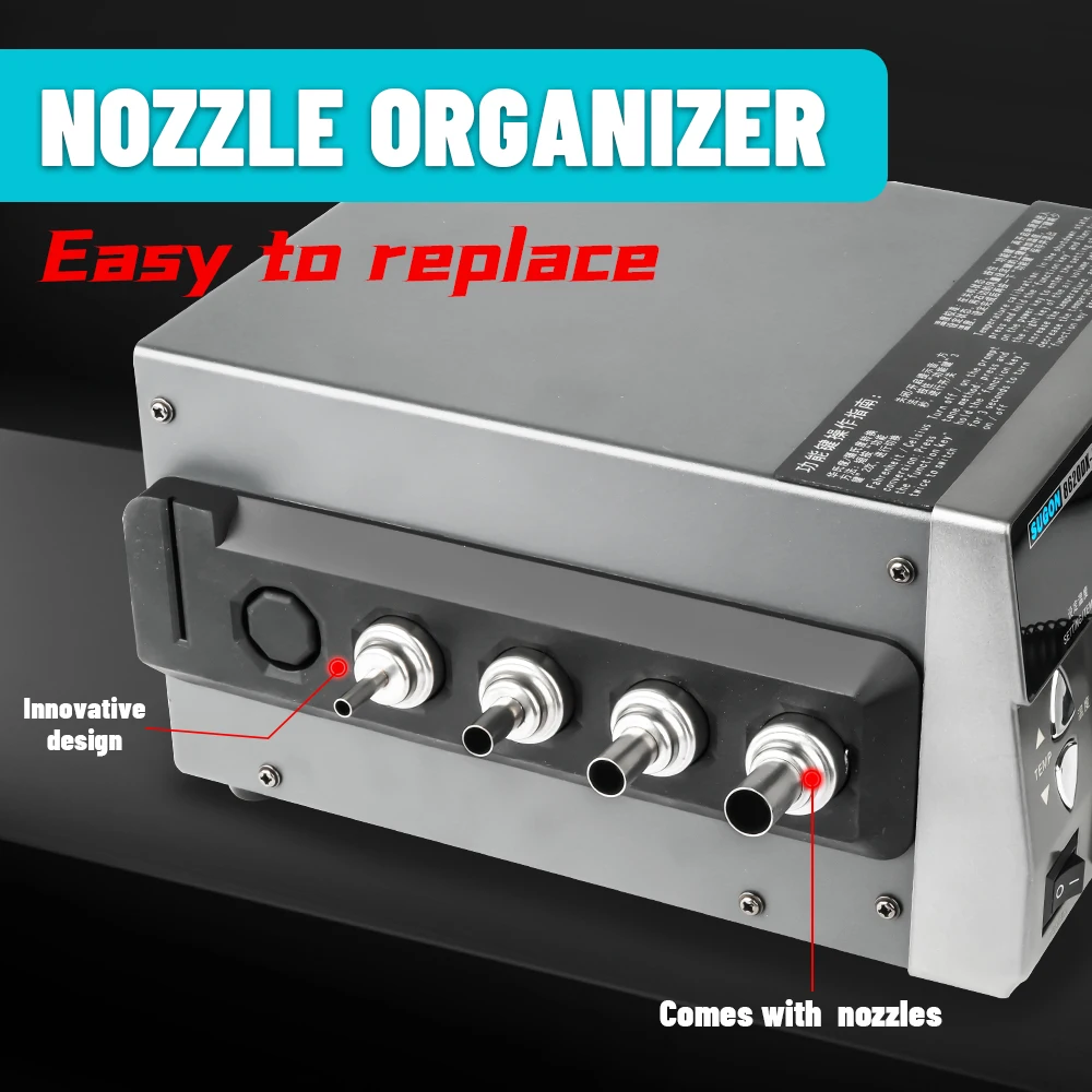 SUGON 8620DX PRO Hot Air Rework Station 1300W 6