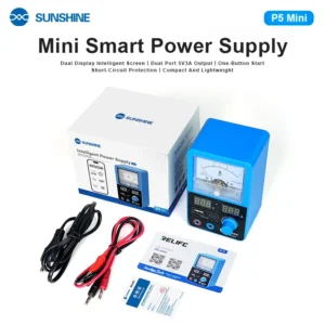 Analogue Visual Digital Output 5V/3A Mini Smart Power Supply USB-C/USB-A 1