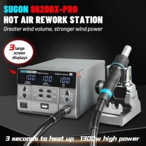 SUGON 8620DX PRO Hot Air Rework Station 1300W 1