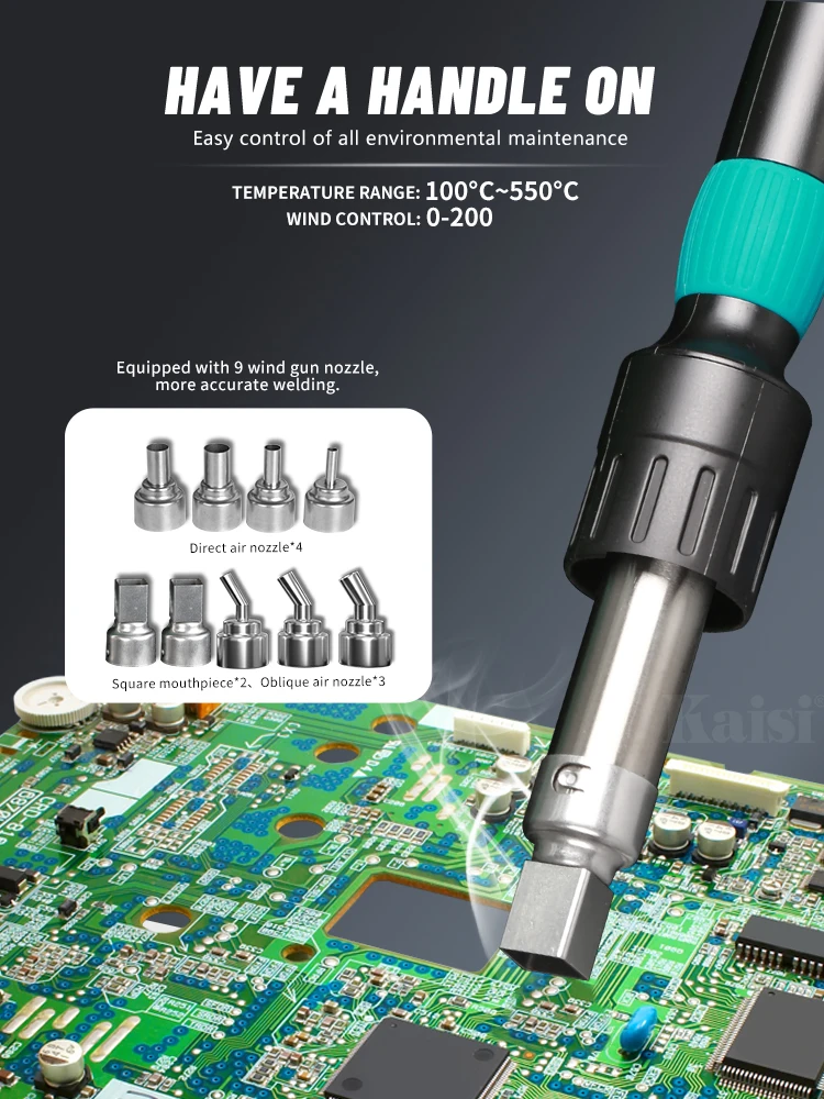 SUGON 8650Pro Hot Air Rework Station 1300W SMD 5