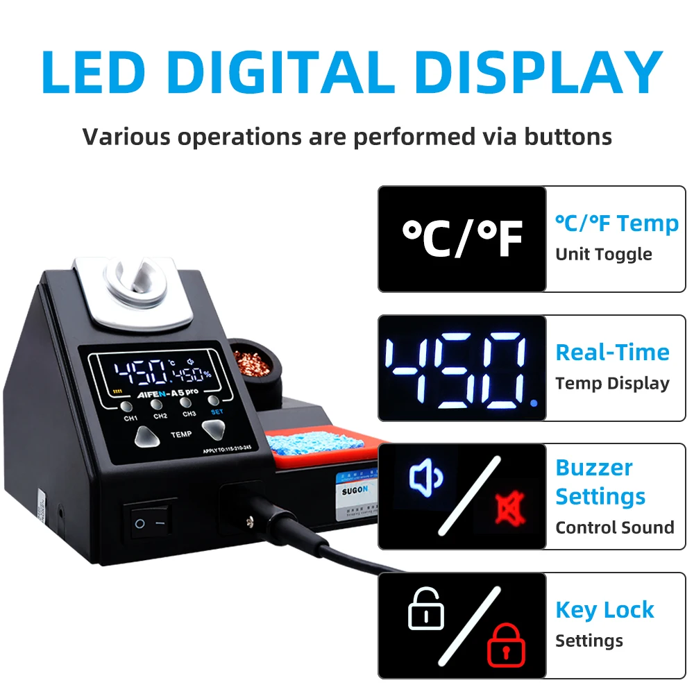 AIFEN A5 Pro Cartridge 210/245/115 LCD Digital Display 2
